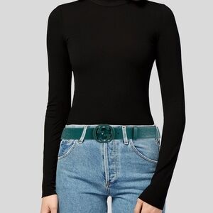 Gucci  Imprime Monogram Interlocking G Belt  Teal 223891